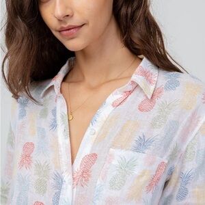RAILS CHARLI SHIRT – RAINBOW PINAS size large